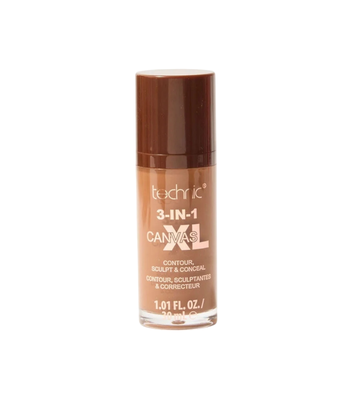 Technic Cosmetics - Corretivo líquido 3-IN-1 Canvas XL -  Chestnut