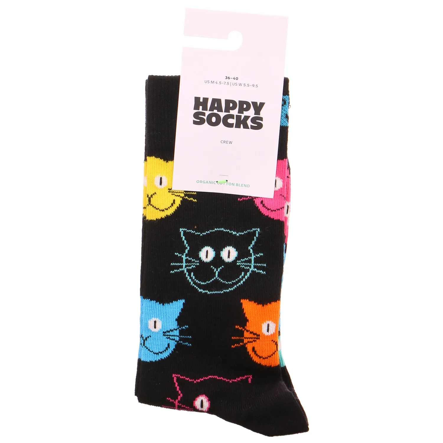HAPPY SOCKS Freizeitsocken Schwarz Textil