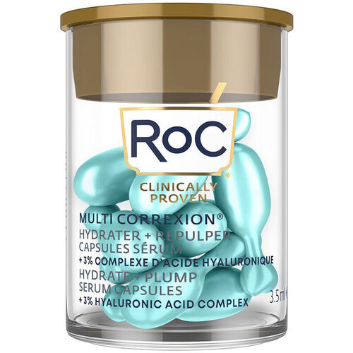 Roc - Hydrate + Plump Cápsulas Serum Noche Con Ácido Hialurónico