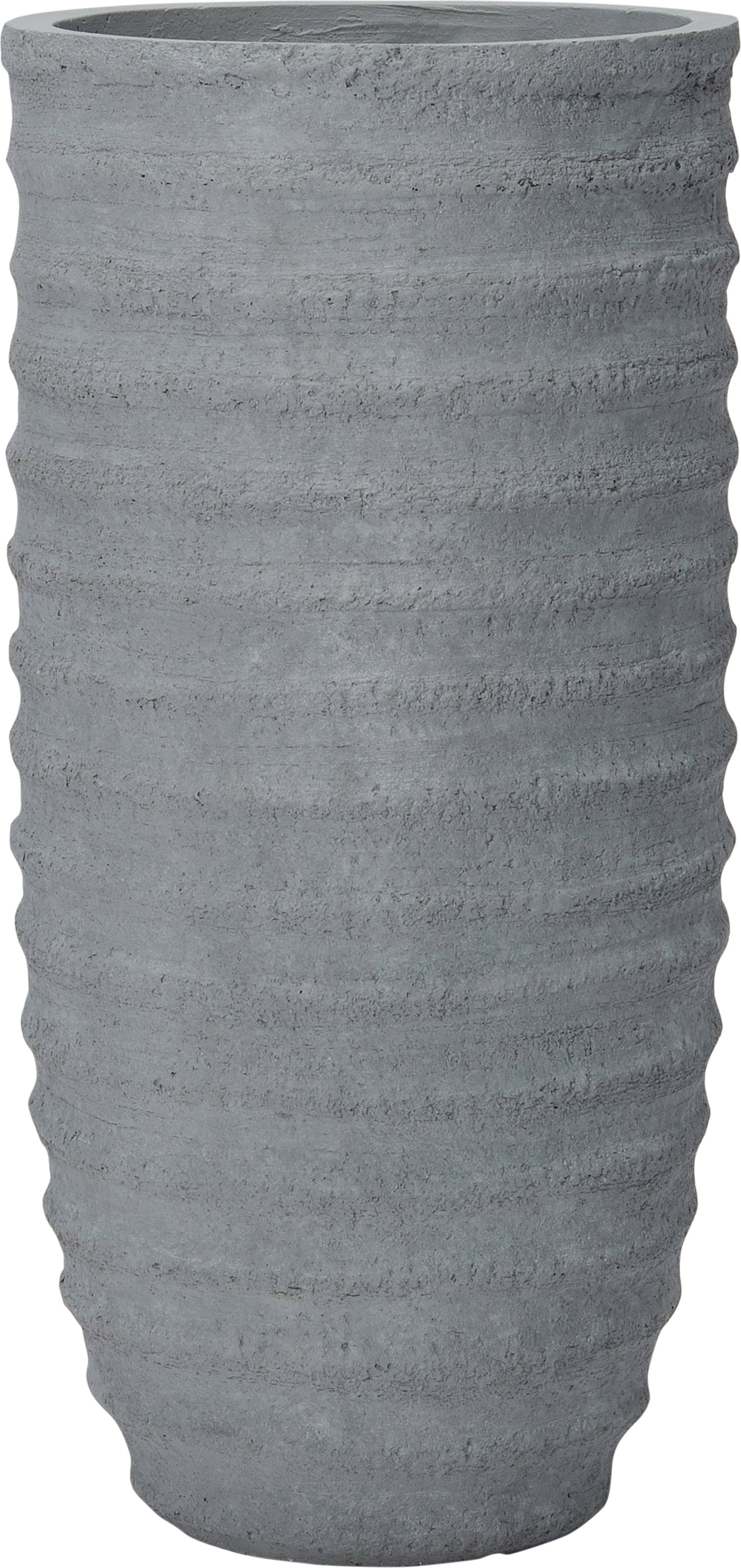 Intratuin bloempot Horizon grijs D 28 H 57 cm