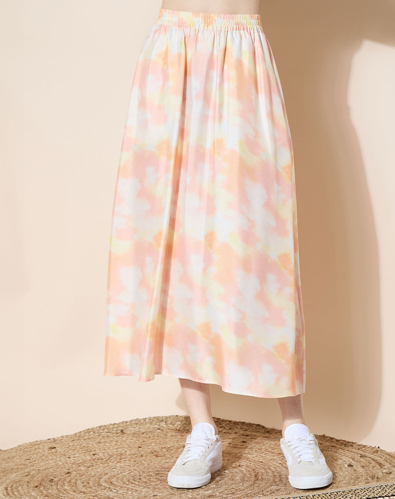 Galeries Lafayette Jupe Polly tie & dye multicolore