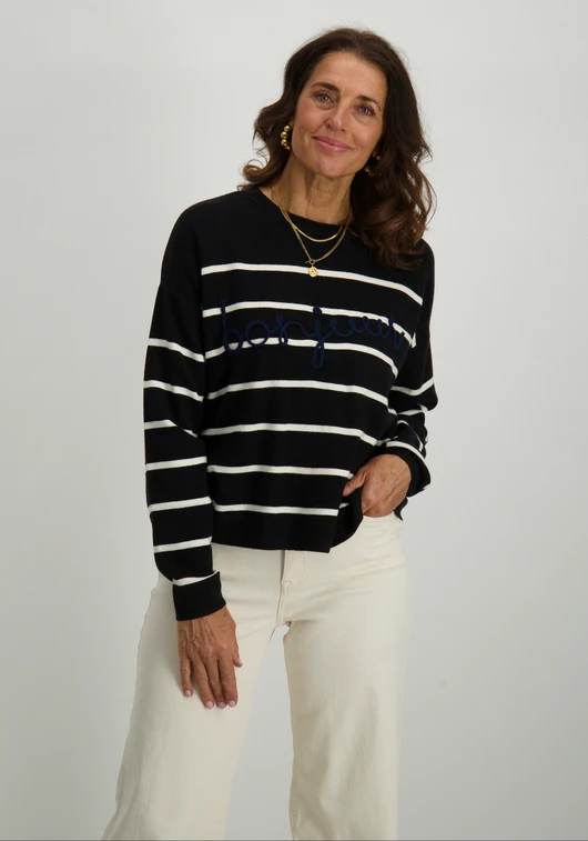 Vero moda Trui bonjour 10322312