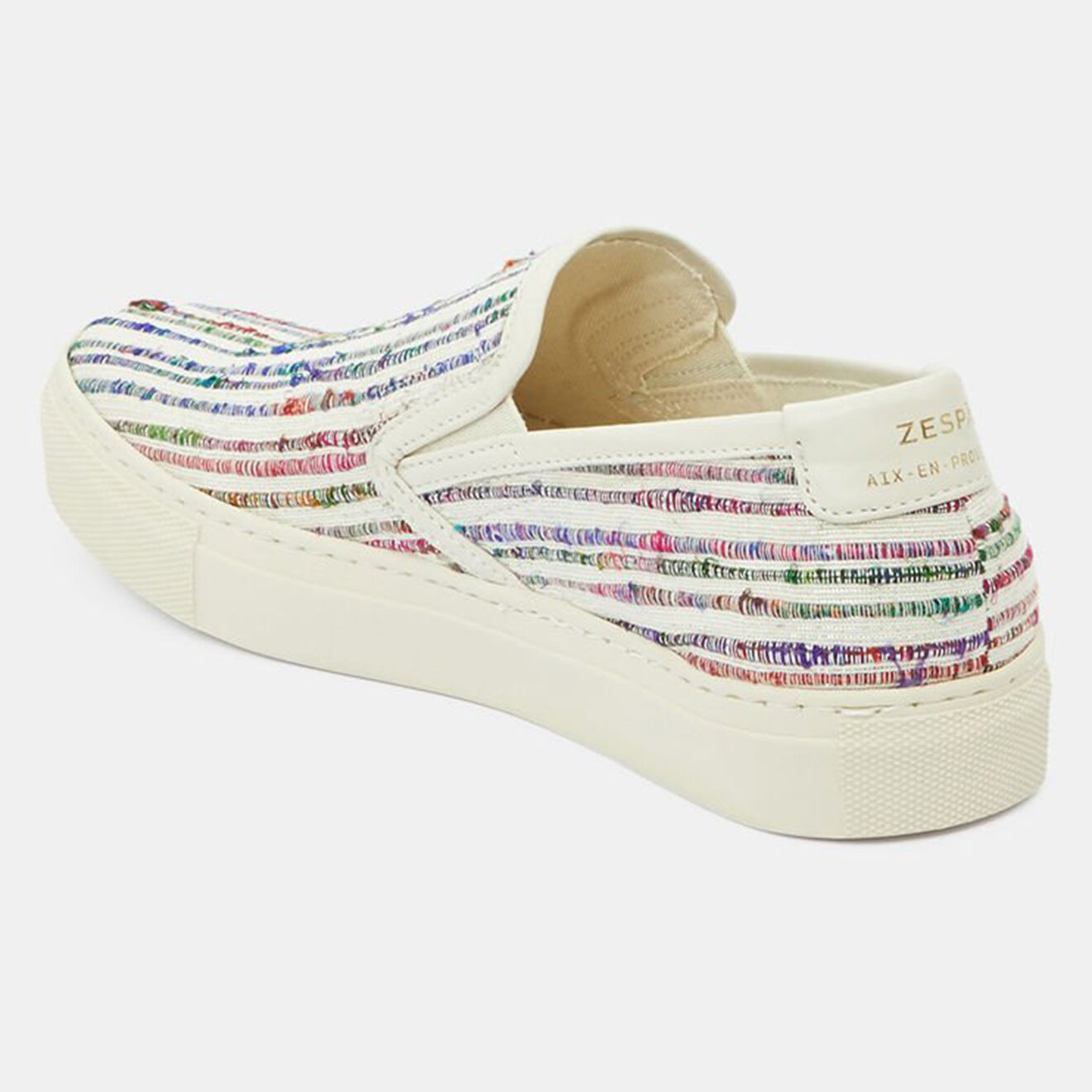 Zespa Slip-On en Cuir & Textile Lorelei multicolores