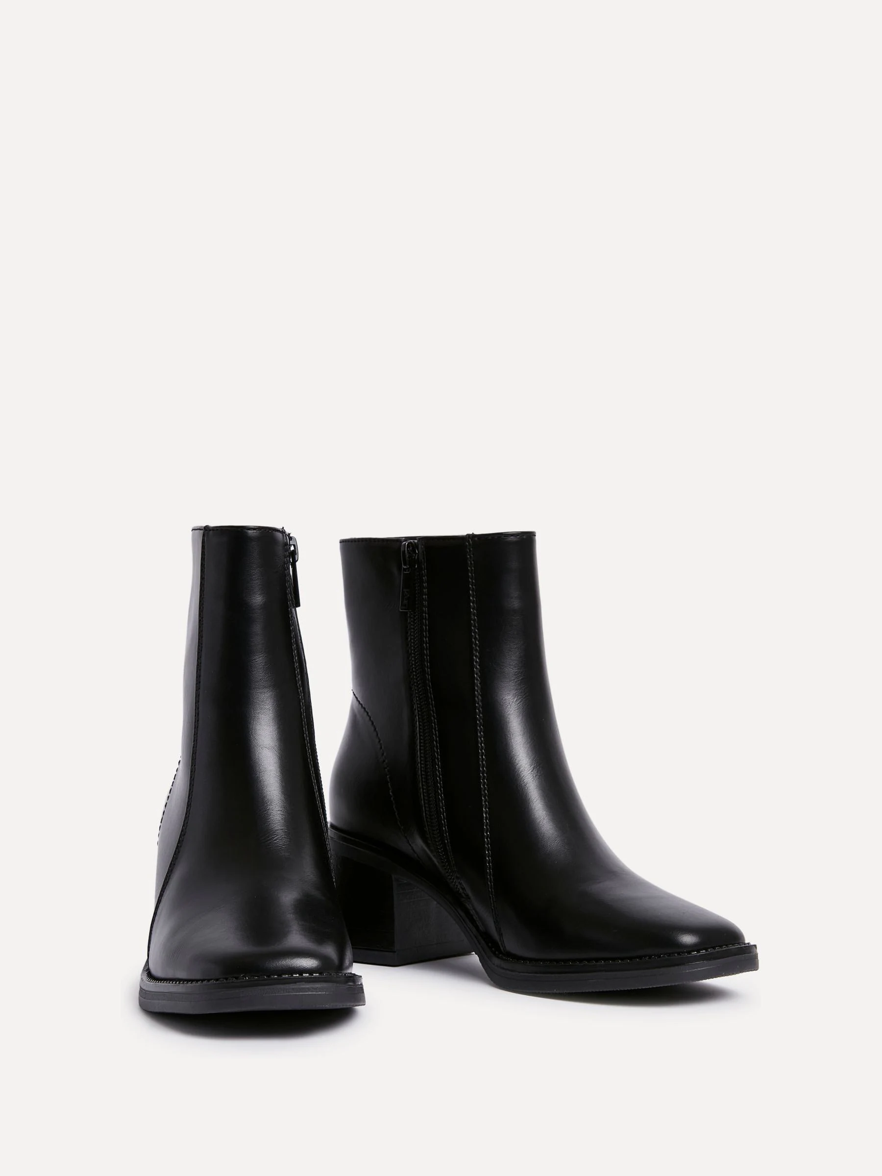 Zwart - Linzi Wander Block Heel Ankle Boots