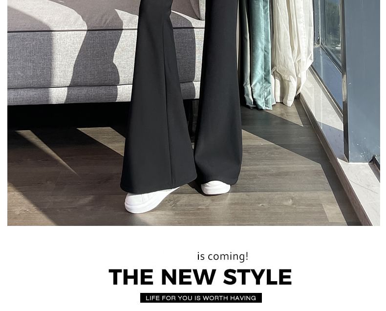 Magimomo - High Rise Plain Bootcut Suit Pants (diverse ontwerpen)