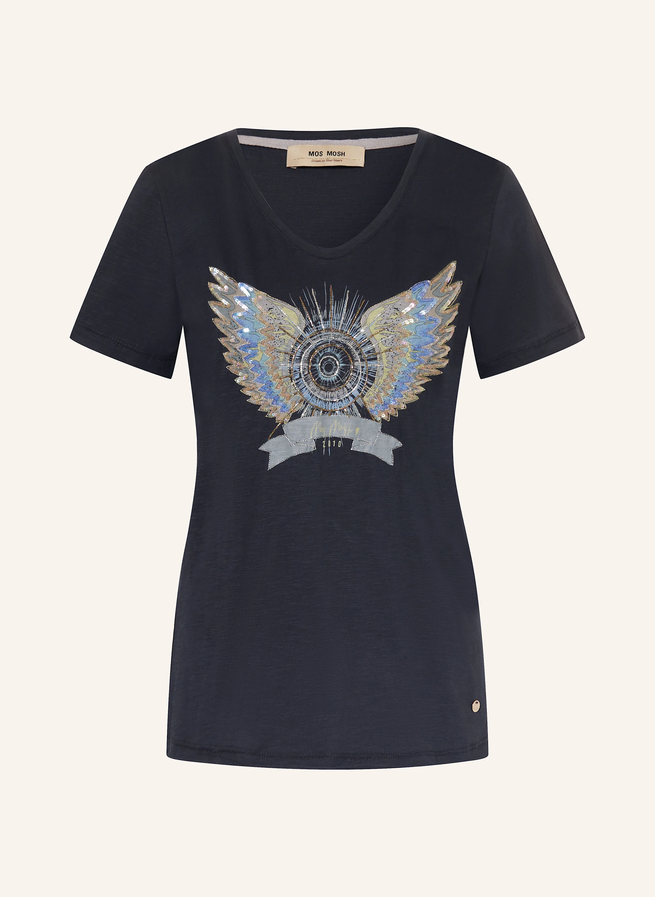 MOS MOSH T-Shirt MMGETHI mit Pailletten