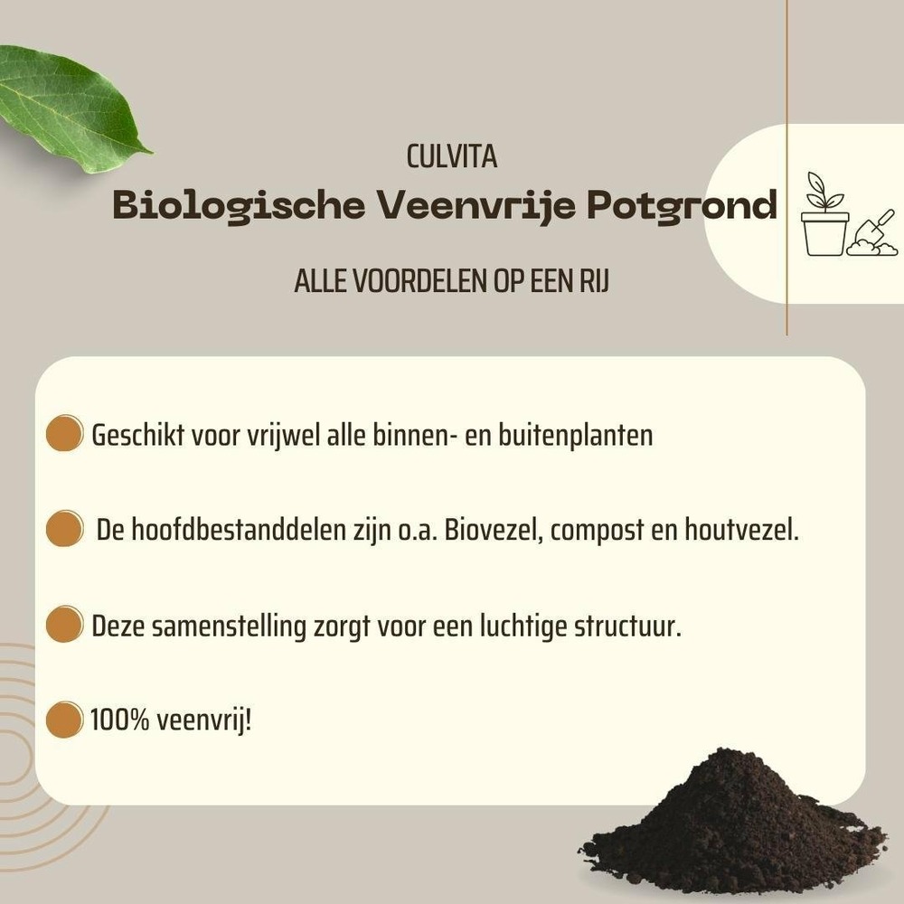Terreau biologique sans tourbe - 40l