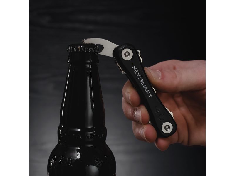Keysmart iPro, Schwarz Smart Key Organizer, der mit der Apple Find My App funktioniert