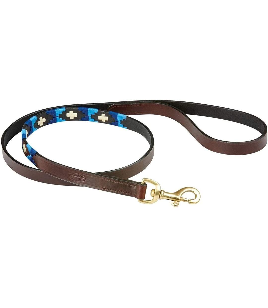Weatherbeeta - Laisse pour chiens (Marron foncé / Bleu) (Moyen) - UTWB1577