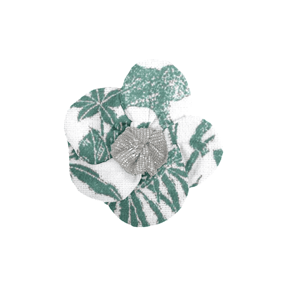 Mini Barrette Pétales De Fleur Jungle Vintage