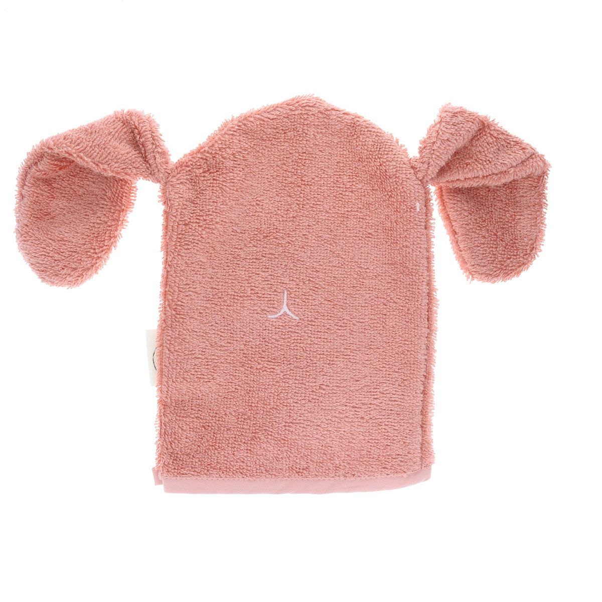 Gant de toilette lapin rose