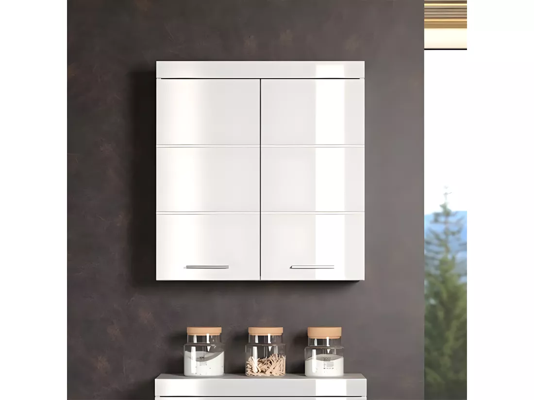 Armoire murale de salle de bain Amanda blanc