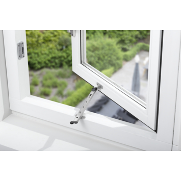 AXA raamuitzetter Habilis rvs 30 cm buitendraaiend