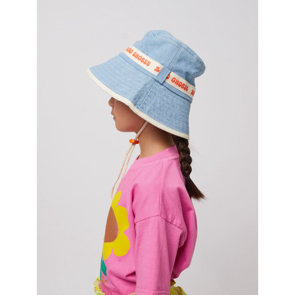 Køb Bobo Choses Light Blue Light Denim Bøllehat