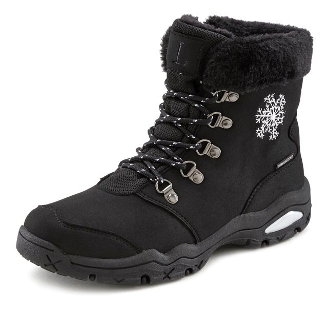 LASCANA Winterstiefelette  Stiefelette,Stiefel,Winterstiefel wind-& wasserabweisender Tex-Membran