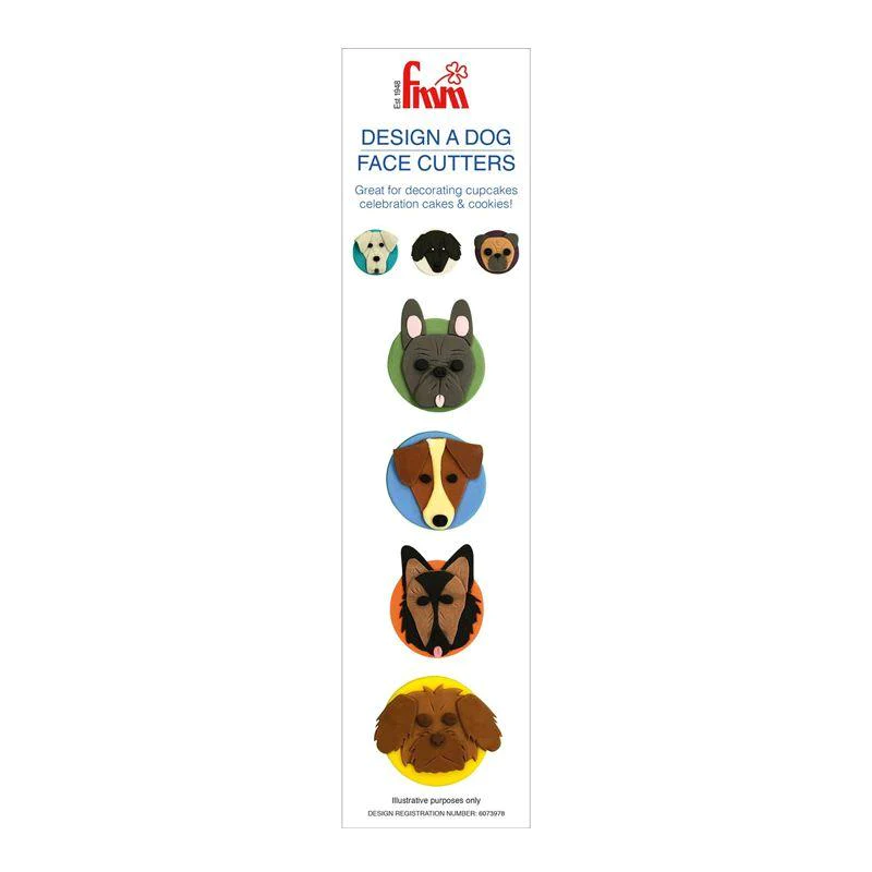 Emporte-pièce têtes de chien CakeSupplies