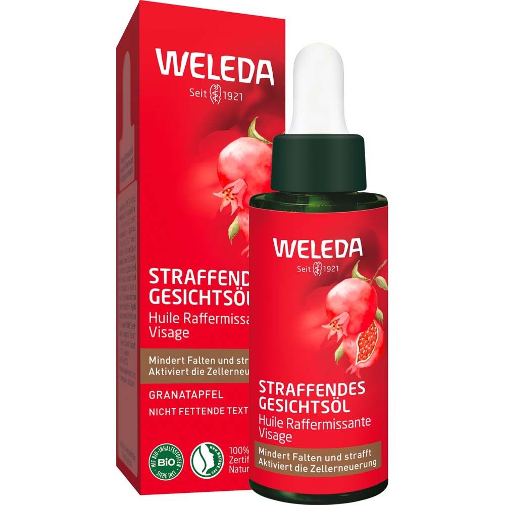 Weleda Straffendes Gesichtsöl Granatapfel - mindert Linien und Falten und strafft und nährt intensiv