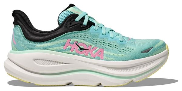 Chaussures Running Hoka Bondi 9 Bleu/Rose Femme