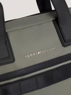 Bolsa para laptop com logotipo em relevo