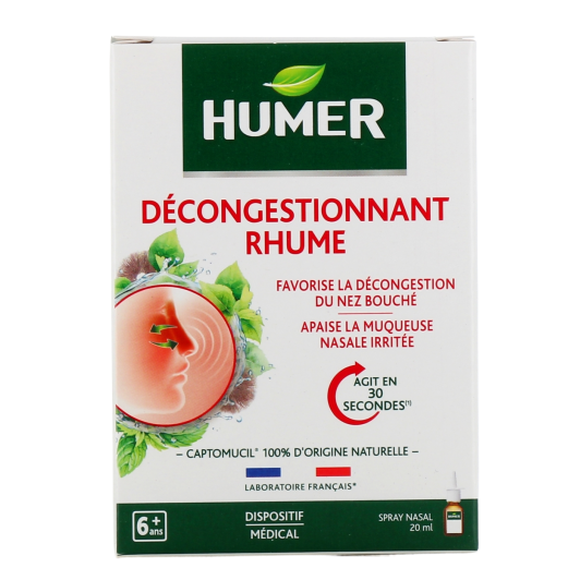 Humer Décongestionnant Rhume Spray Nasal