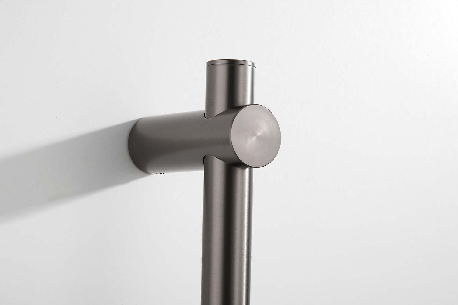 Saniclear Plus douche glijstang 60cm verouderd ijzer - gunmetal