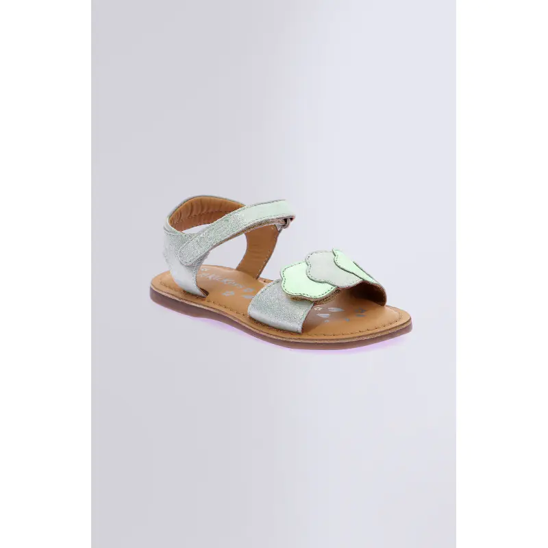 Dyastar Vert clair SANDALES Cuir Fille