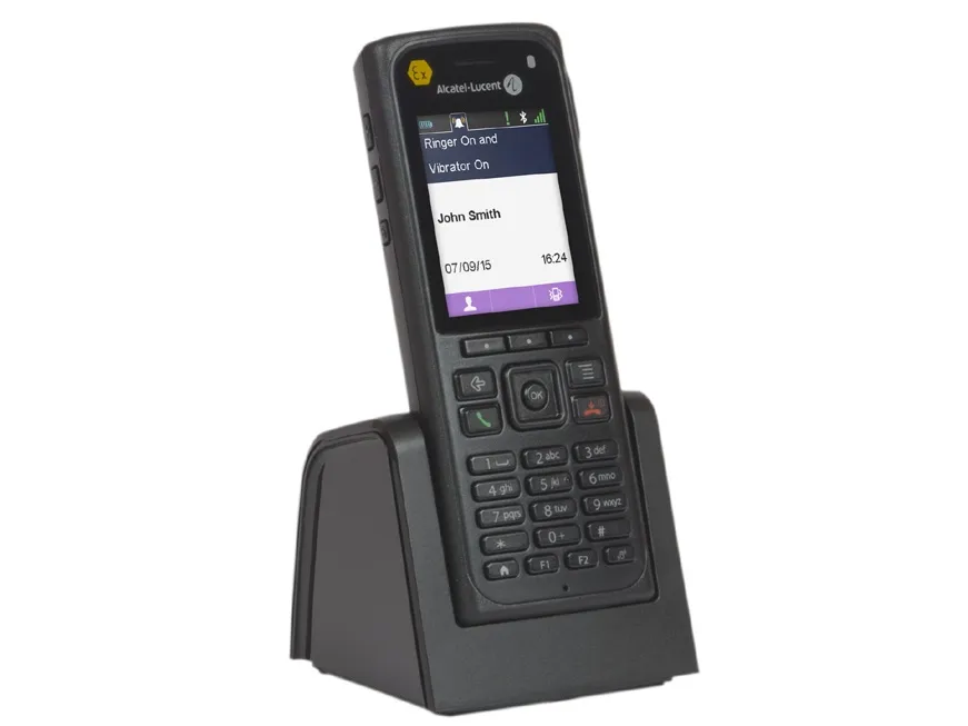 Alcatel-Lucent 8262Ex DECT - Trådløs digitaltelefon - med Bluetooth interface - IP-DECT\GAP - sort