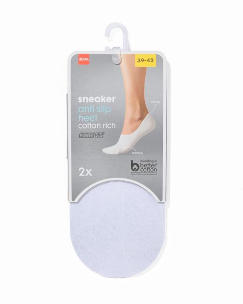 2 paires de protège-bas blanc