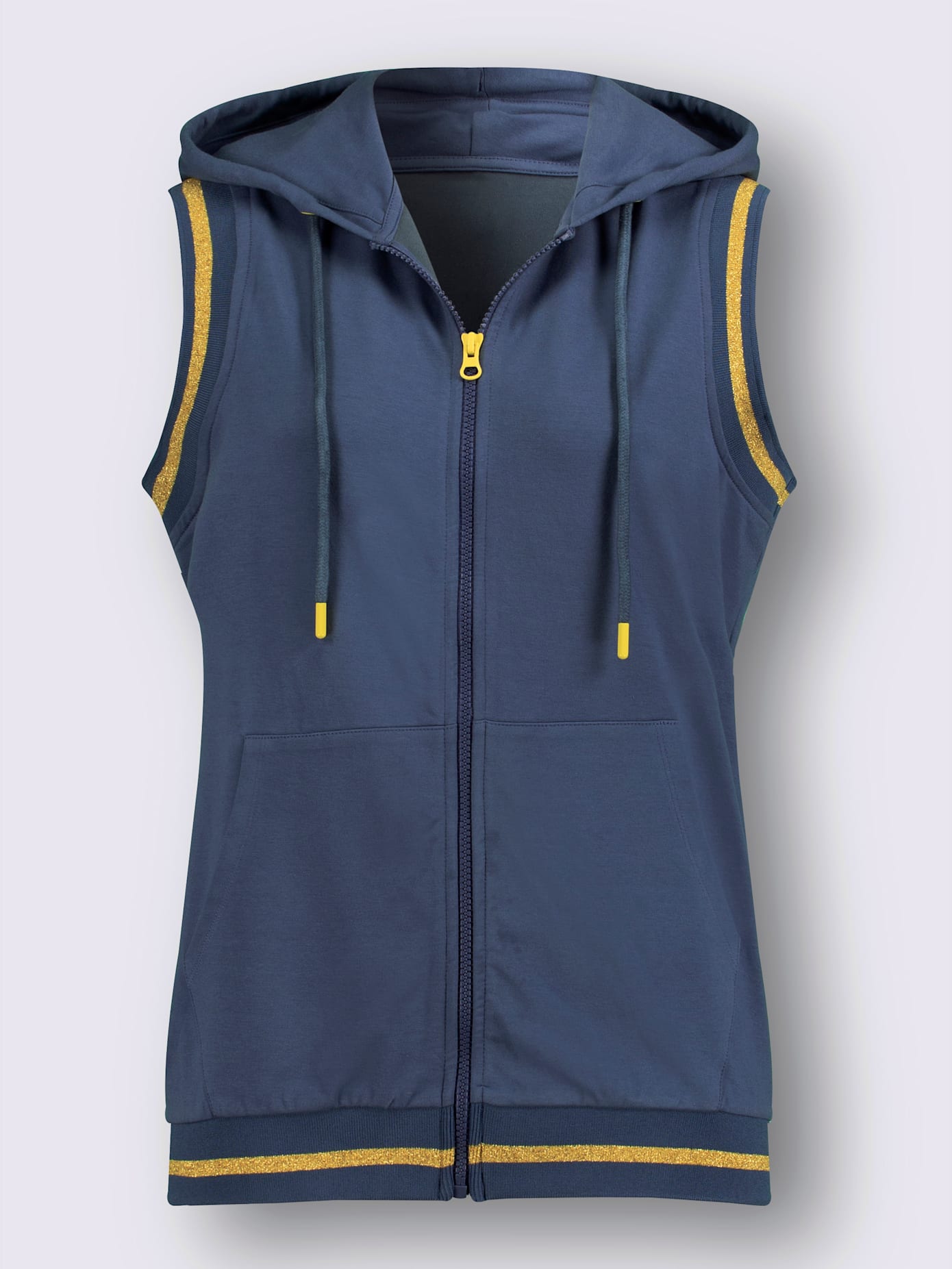 Gilet matière sweat