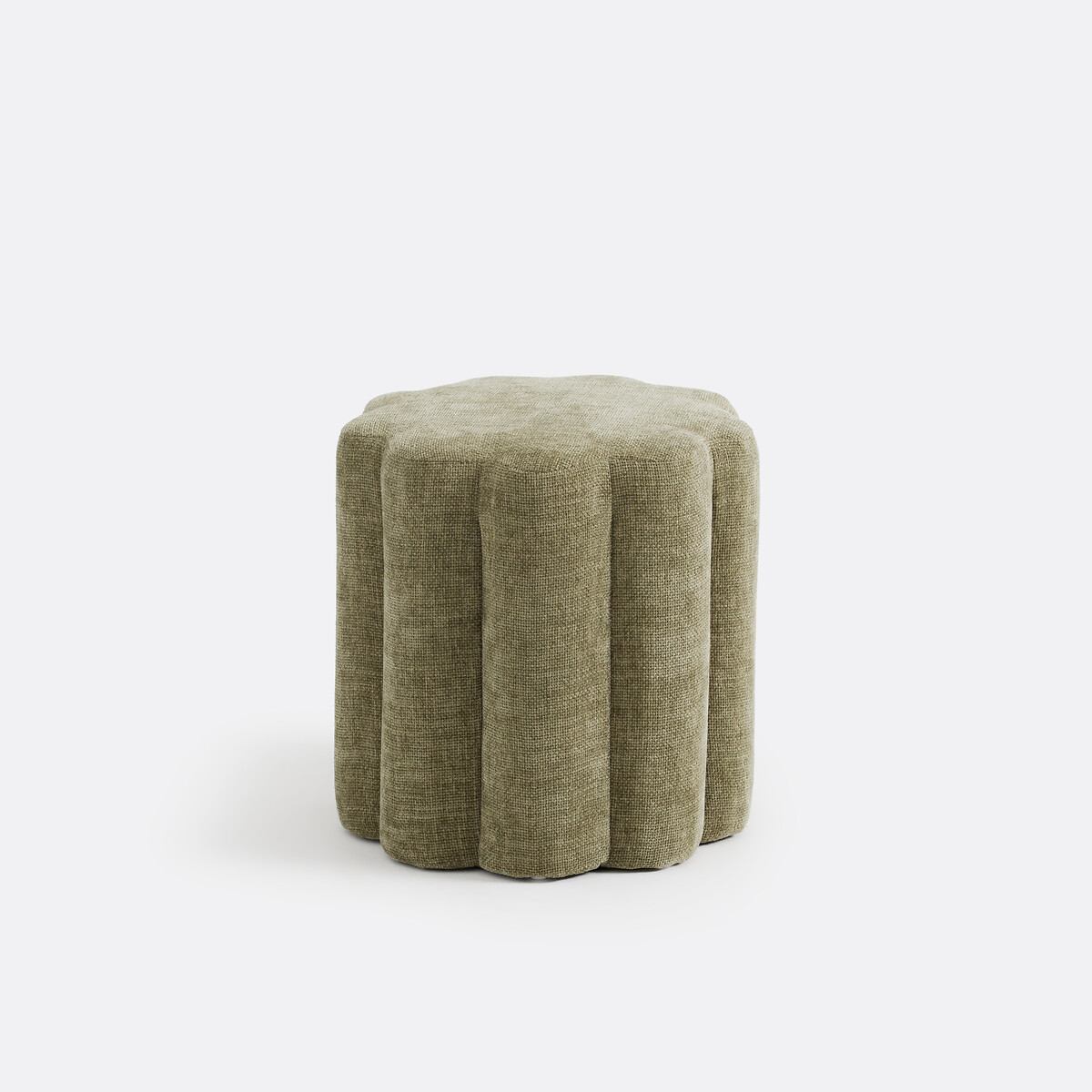LA REDOUTE INTERIEURS<br>Puffe de tecido texturizado, Justyna