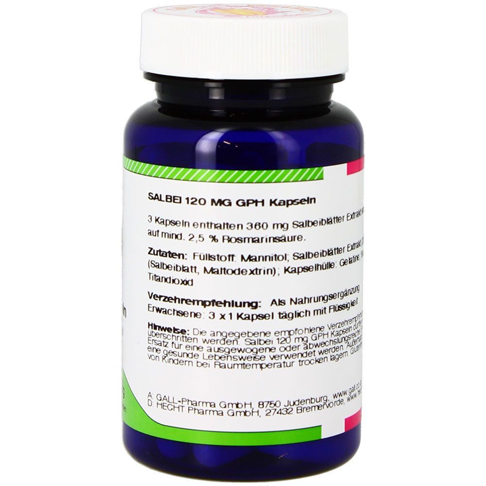 GALL PHARMA Salbei 120 mg GPH Kapseln