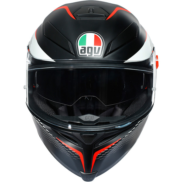 AGV - Casque K5 S Thunder Noir / Rouge / Blanc