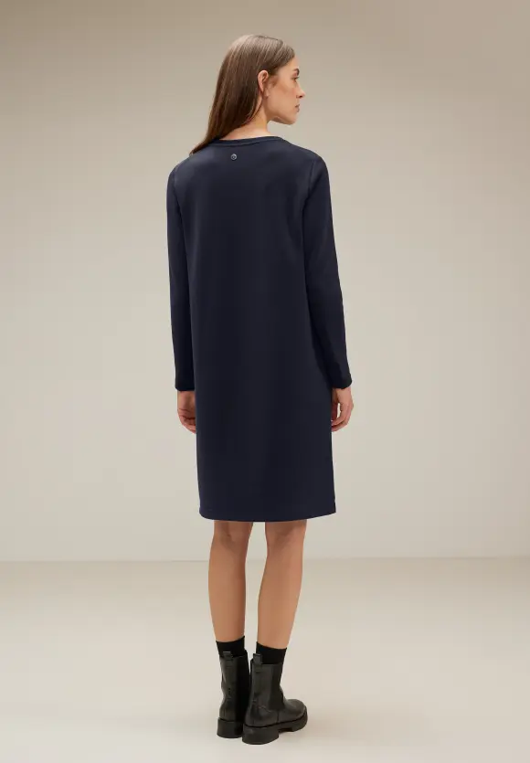 Sweatkleid mit Taschen - deep blue