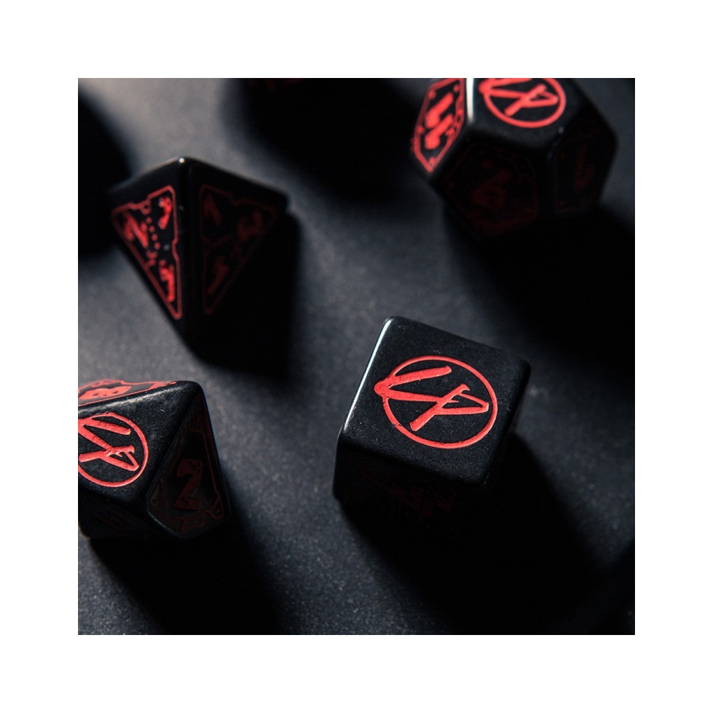 Cyberpunk Red RPG Dice Set