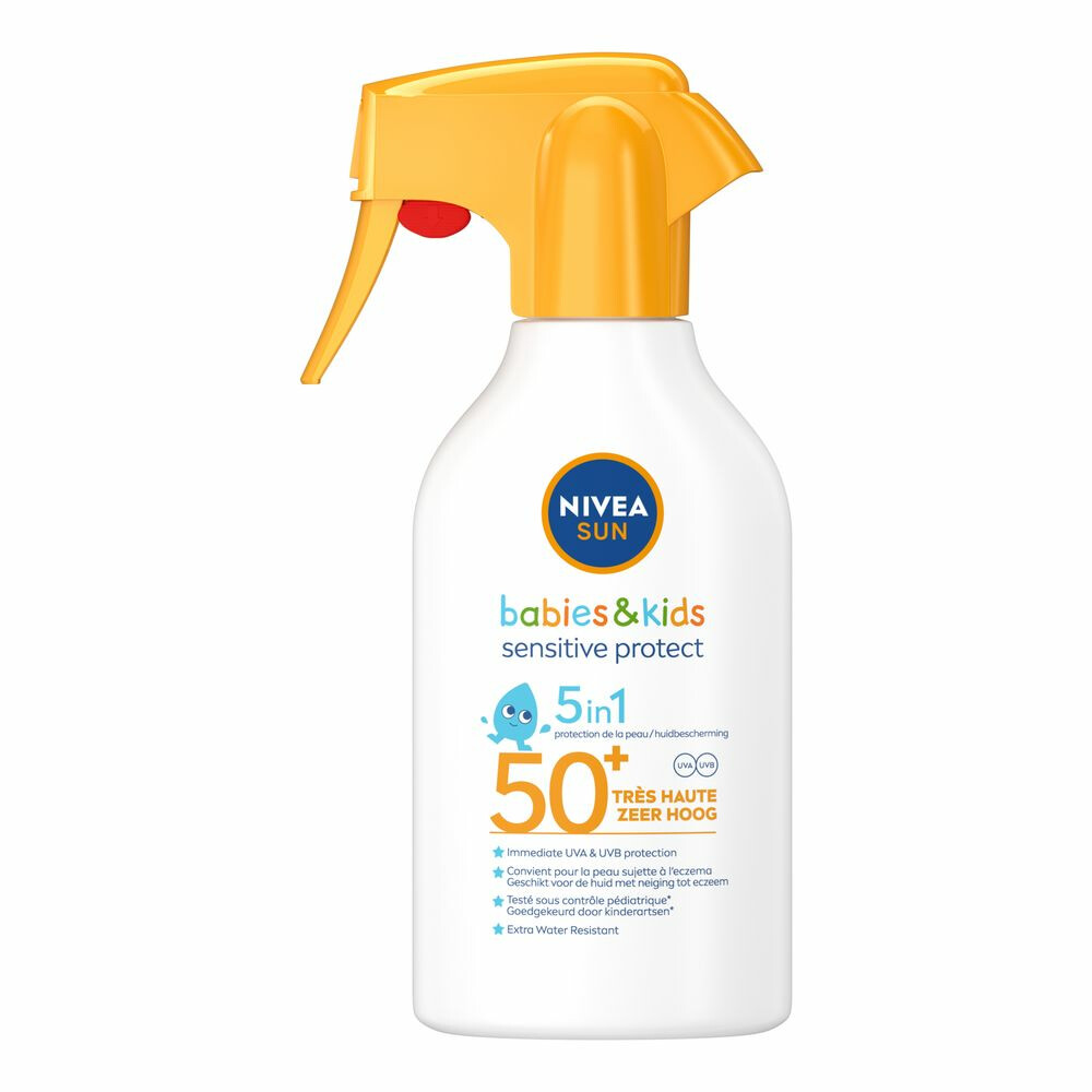 Nivea Sun Zonnespray Babies & Kids Sensitive Protect SPF 50+270 ml