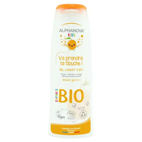 Alphanova Kids Va Prendre Ta Douche Abricot Bio 250ml