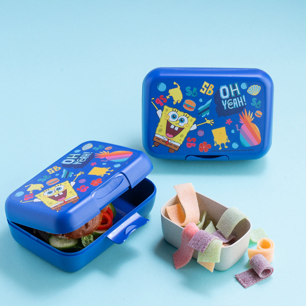 Køb Koziol Organic Space Blue Lunch Box Med Separation Skål Candy L Spongebob Squarepants