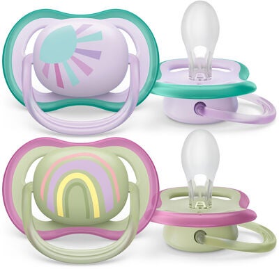 Philips Avent Ultra Air Deco Smokk 2-Pack 0-6m, Grønn/Lilla