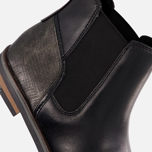 Marco Tozzi Chelsea boots zwart Synthetisch
