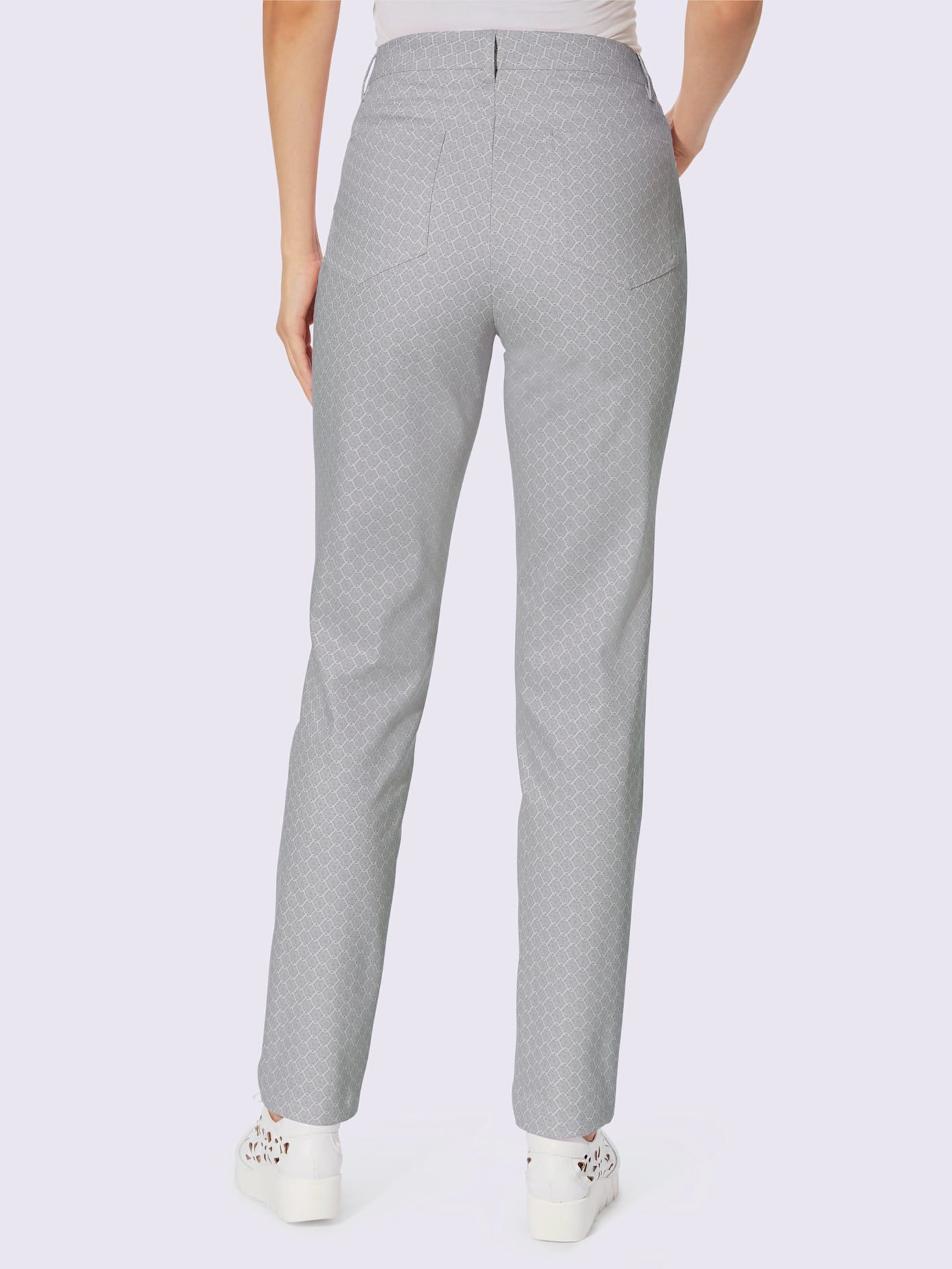 Pantalon imprimé motif minimaliste tendance