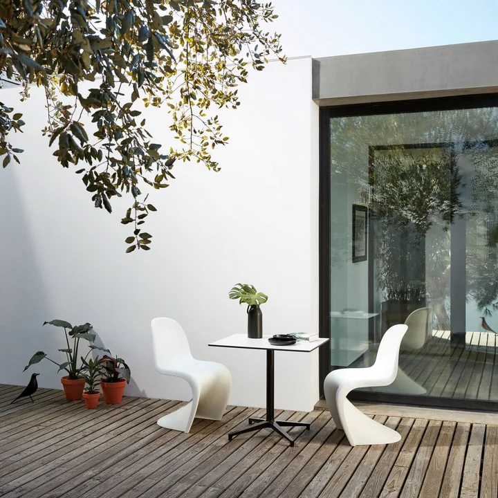 Vitra - Panton Chair, weiss (neue Höhe)