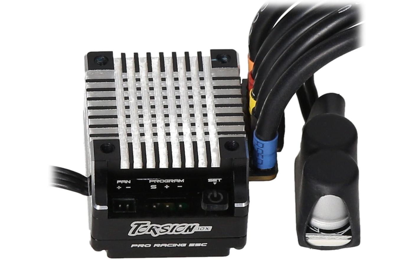 Brushless Regler Torsion 10X ESC 2S LiPo<br>ESC für Wettbewerbsfahrzeuge im Massstab 1:10