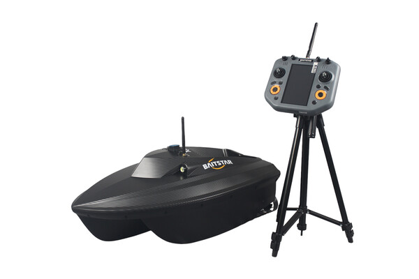 Bateau amorceur BaitStar Xpert Carbon AllinOne (GPS & détecteur de poissons)
