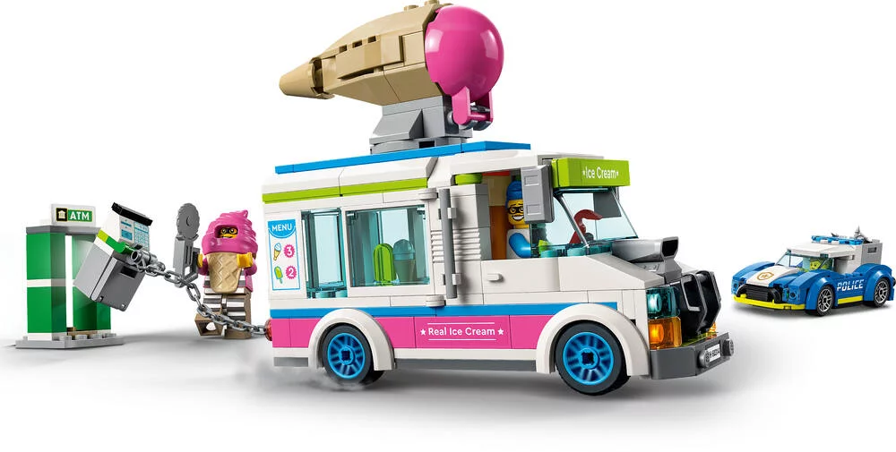 LEGO®CITY 60314 - LA COURSE-POURSUITE DU CAMION DE GLACES
