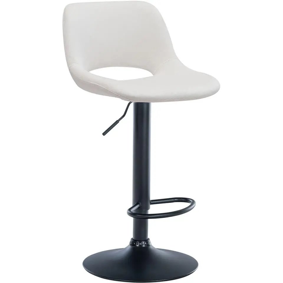 CLP Barkruk Camden Fluweel - creme