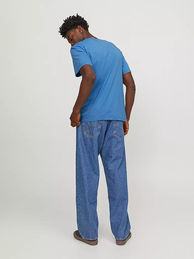 JACK & JONES T-Shirt  JJEJOSH hellblau