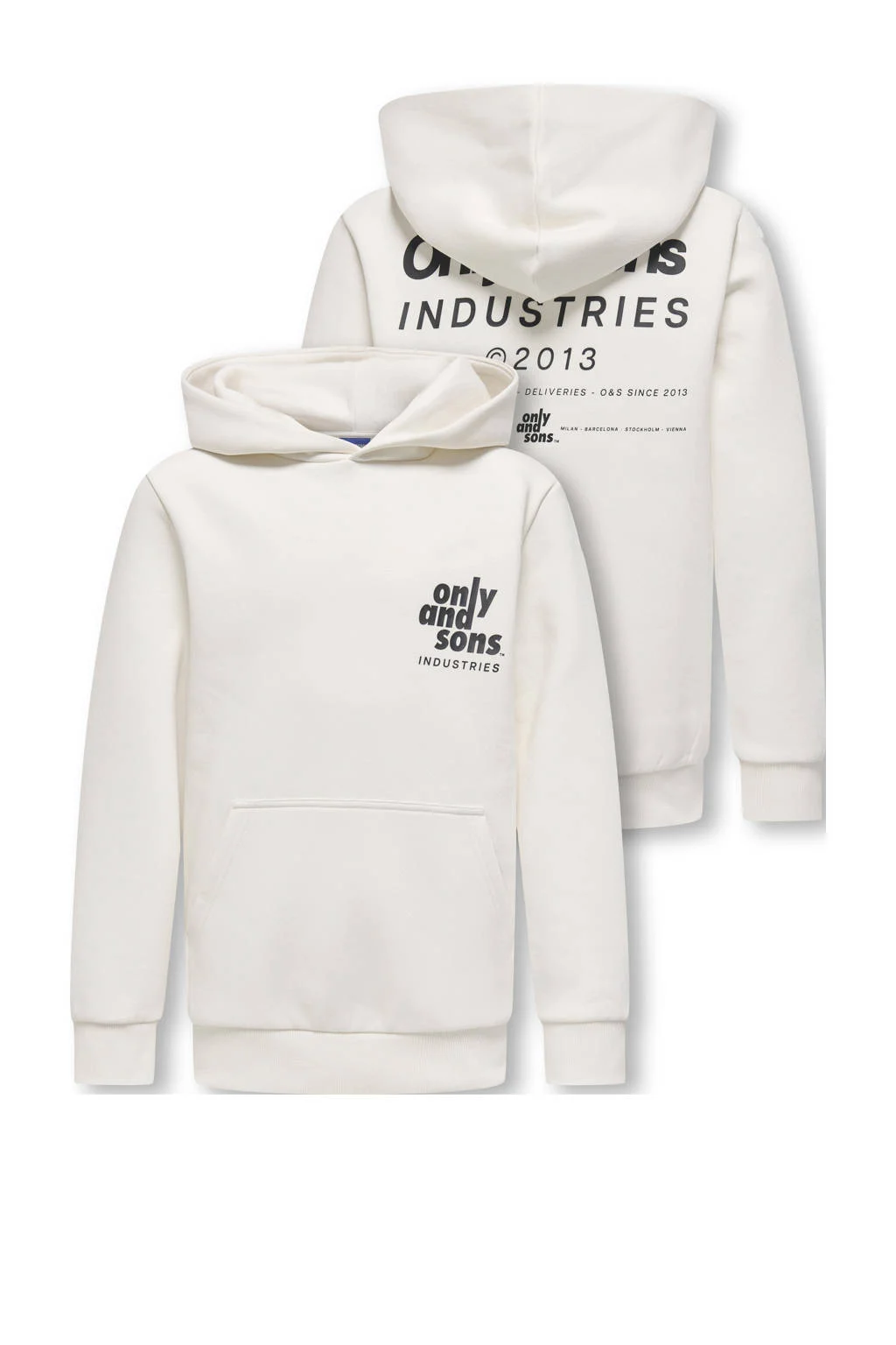 ONLY & SONS JUNIOR hoodie wit