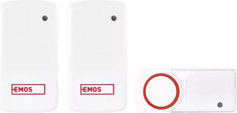 Emos - P5750.2R - Draadloze Deurbel - Wit - 150 Meter Reikwijdte