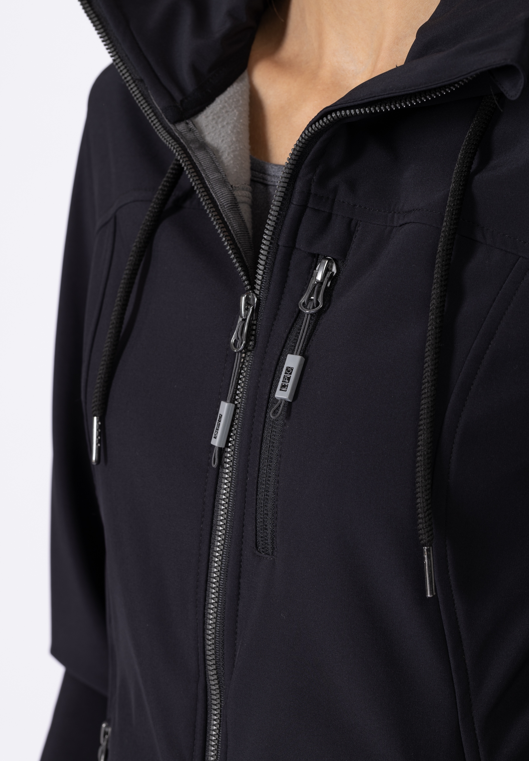 DEPROC Active Softshelljacke »DECORAH PEAK V WOMEN« mit abnehmbarer Kapuze