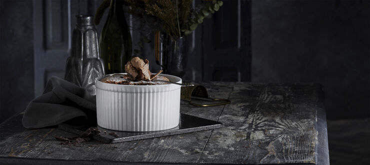 Pillivuyt Høj souffle Hvid